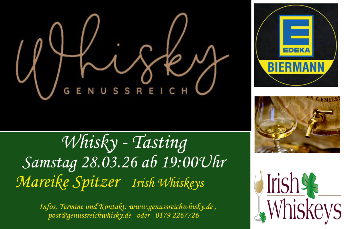 Whisky-Tasting IRISH-WHISKEY mit MAREIKE SPITZER 28.03.26 – Bild 4
