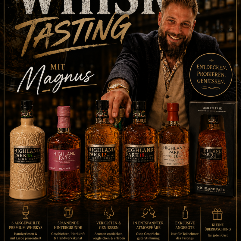 Whisky - Tasting HIGHLAND PARK mit Magnus Tobler 30.10.2026